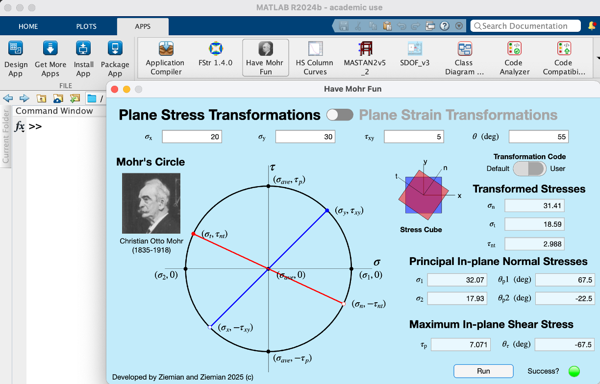 Have Mohr Fun - Matlab App